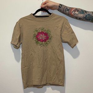 Phish Band T-Shirt in Tan with Beet, Men's Size Medium - December 1999